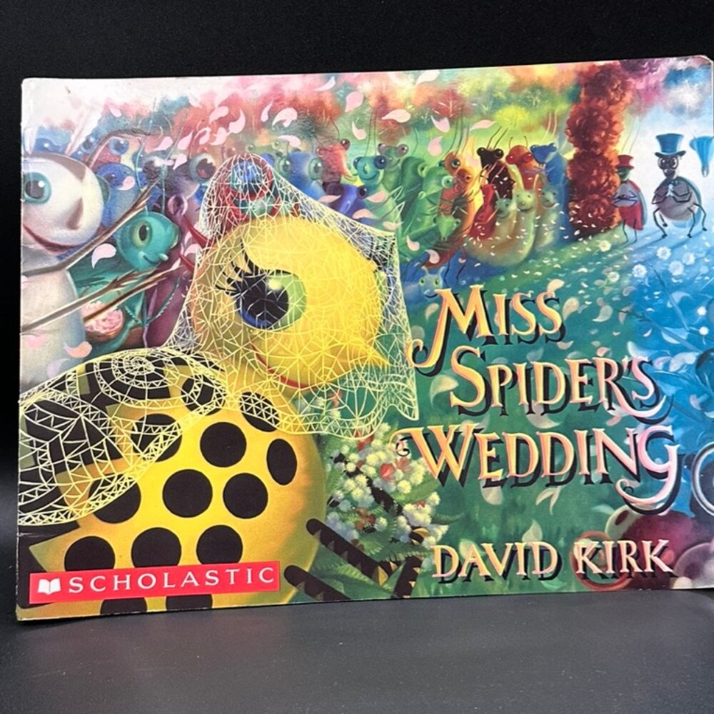 MIss Spider's Wedding by David Kirk Childrens Book Length 12 Inches